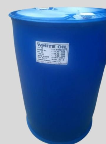 Assorted industrial lubricant containers on a clean background